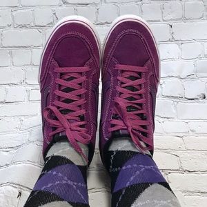 Vans purple Vulcanized 8.5 women sneaker shoe